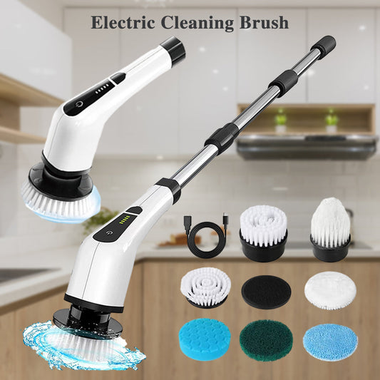 🔥HOT🔥 8-in-1 Cordless Electric Long Handle Retractable Cleaning Brush