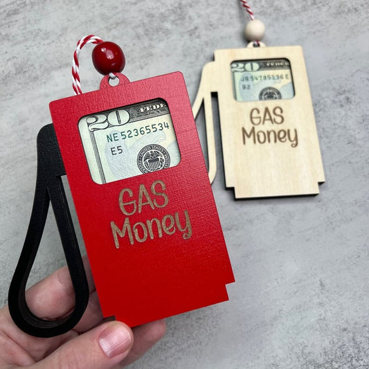 🎅CHRISTMAS GIFT🎁--💸Gas (Shopping) Money Ornament