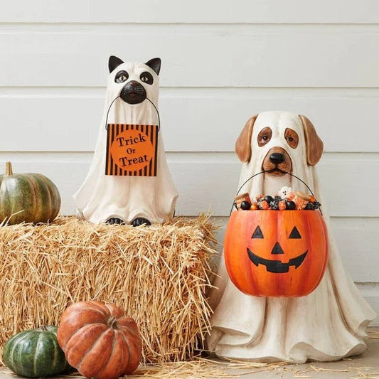 (🎃Halloween Hot Sale 49% OFF🎃) GHOST DOG/CAT CANDY BOWL