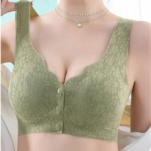 🔥Second One Half Price💝Comfort Front Closure Sleep Lace Bra M-3XL