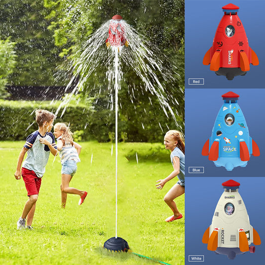 Fun Rocket Outdoor Water Spray Toy for Kids