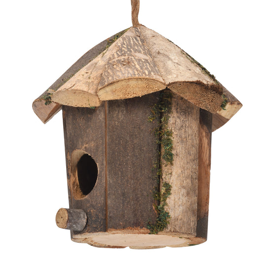 Wooden Hummingbird House Garden Hanging Decor