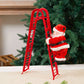 Electric Fireplace Climbing Santa Claus Musical Toys