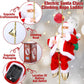 Electric Fireplace Climbing Santa Claus Musical Toys