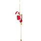 Electric Fireplace Climbing Santa Claus Musical Toys