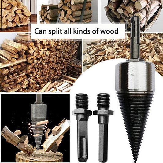 🎁Hot Sale 49% OFF⏳Hex Shank Firewood Drill Bit🪓