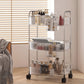 Transparent Multi-Tier Mobile Shelf