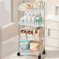 Transparent Multi-Tier Mobile Shelf