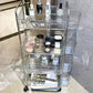 Transparent Multi-Tier Mobile Shelf