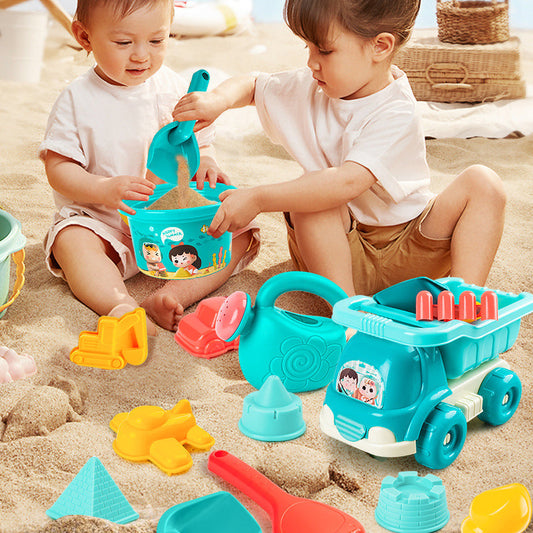 Fun Summer Cartoon Beach Toy Set for Kids