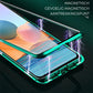 Magnetic Tempered Glass Double-sided Phone Case for Samsung