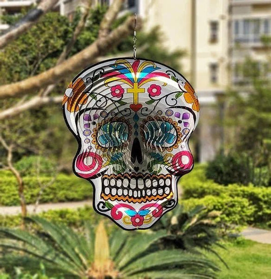 (Halloween Special Offer 49% Off) Sugar Skull Wind Spinners