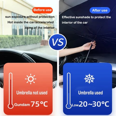 Vehicle Windshield Sun Umbrella（🔥Buy 2 Get 10% Off🔥）