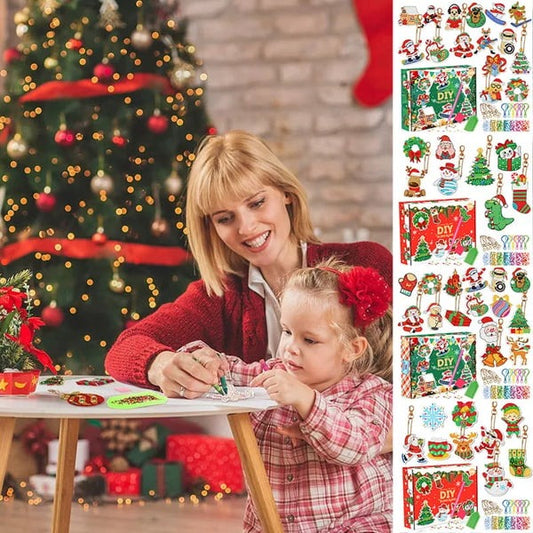 Christmas painting sticker set🎄Christmas gifts for kids🎅