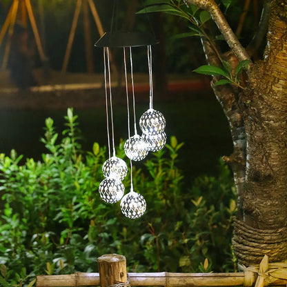 Outdoor Solar Wind Chimes Light